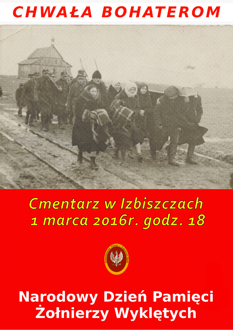 plakat wyklęci 2016m