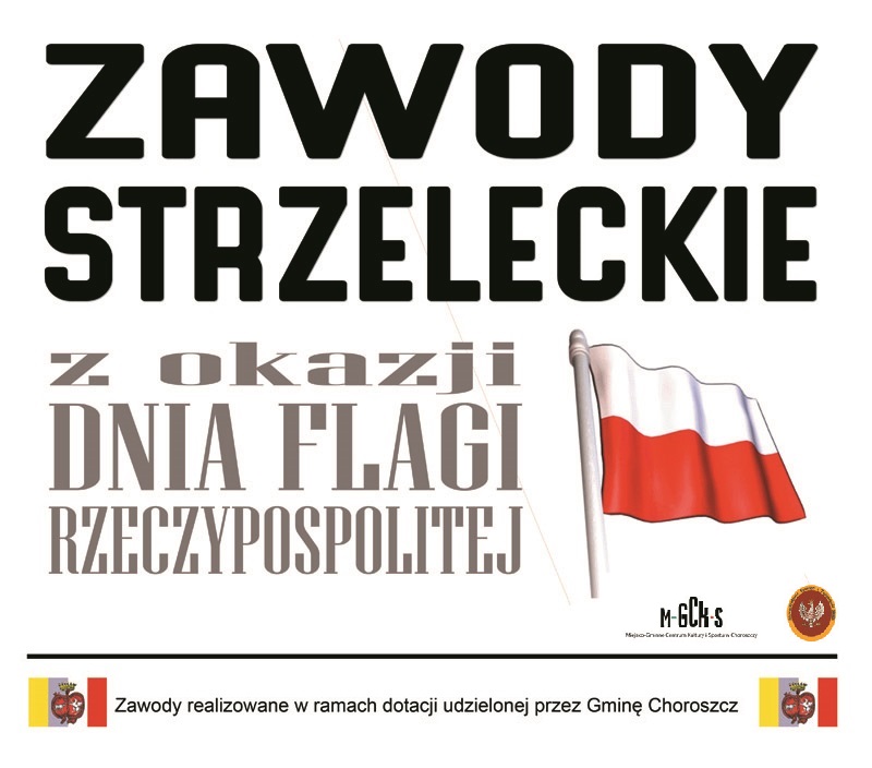 dzień flagi strzelanie bannerek